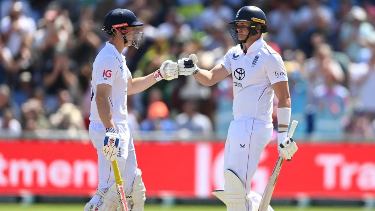 Harry Brook and Jamie Smith 6th Wicket Partnership for England in Tests IND vs ENG 2nd Test