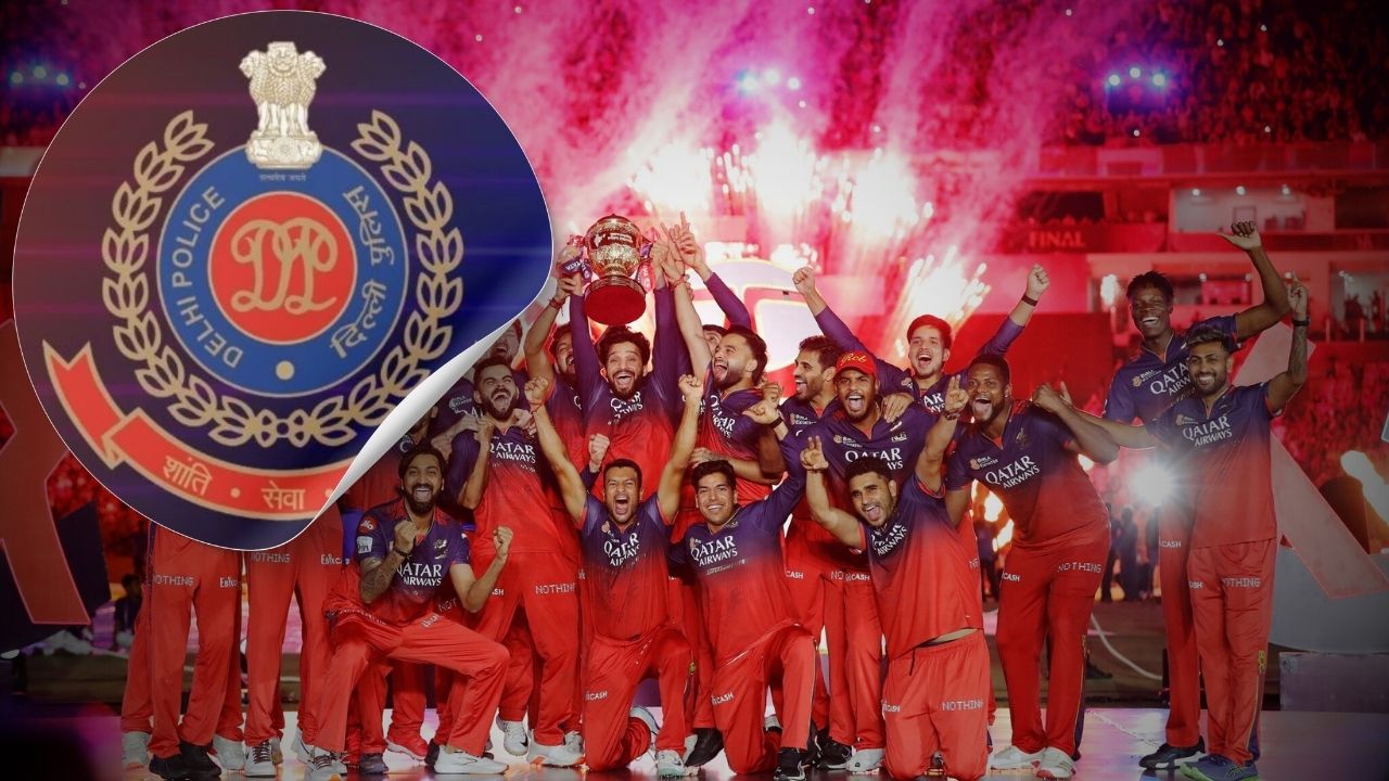 Delhi Police Post on RCB 1st IPL Victory in IPL 2025 Final Royal Challengers Bengaluru vs Punjab Kings