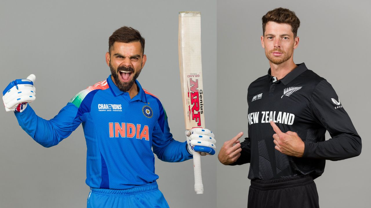 Champions Trophy 2025 IND vs NZ Dubai International Cricket Stadium Weather Forecast Report India vs New Zealand Squad