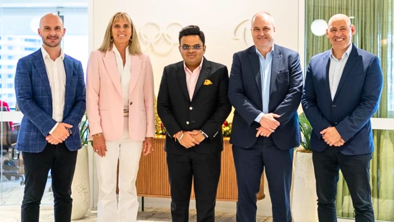 ICC Chairman Jay Shah Meeting with Olympic Organising Committee CEO