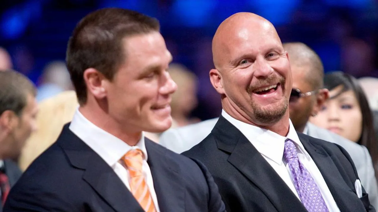 Steve Austin John Cena WWE Hall Of Fame