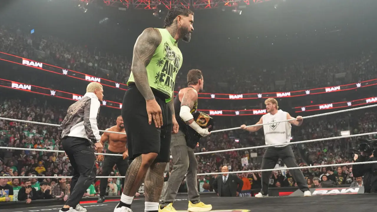 Survivor Series Jey Uso Logan Paul Cody Rhodes CM Punk