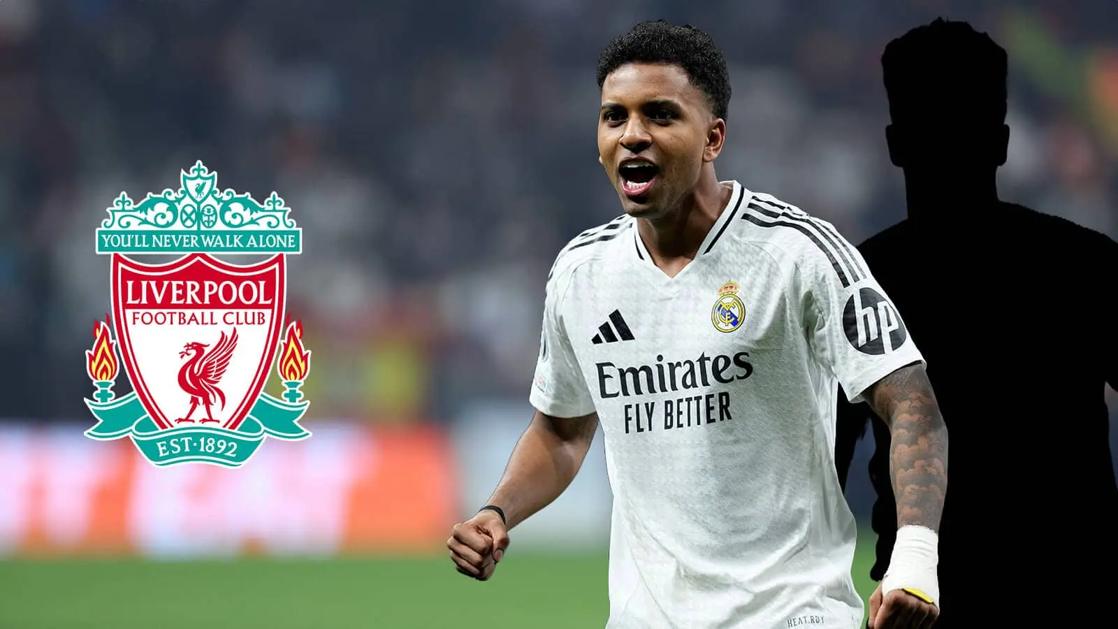 TT One Badge Rodrygo Silva Silhouette Player Liverpool 1 1 1