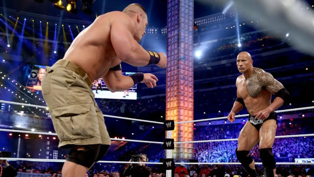 The Rock John Cena