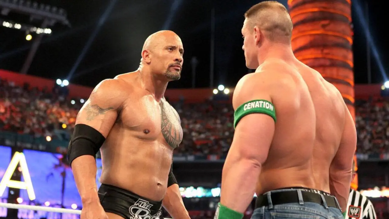 The Rock John Cena