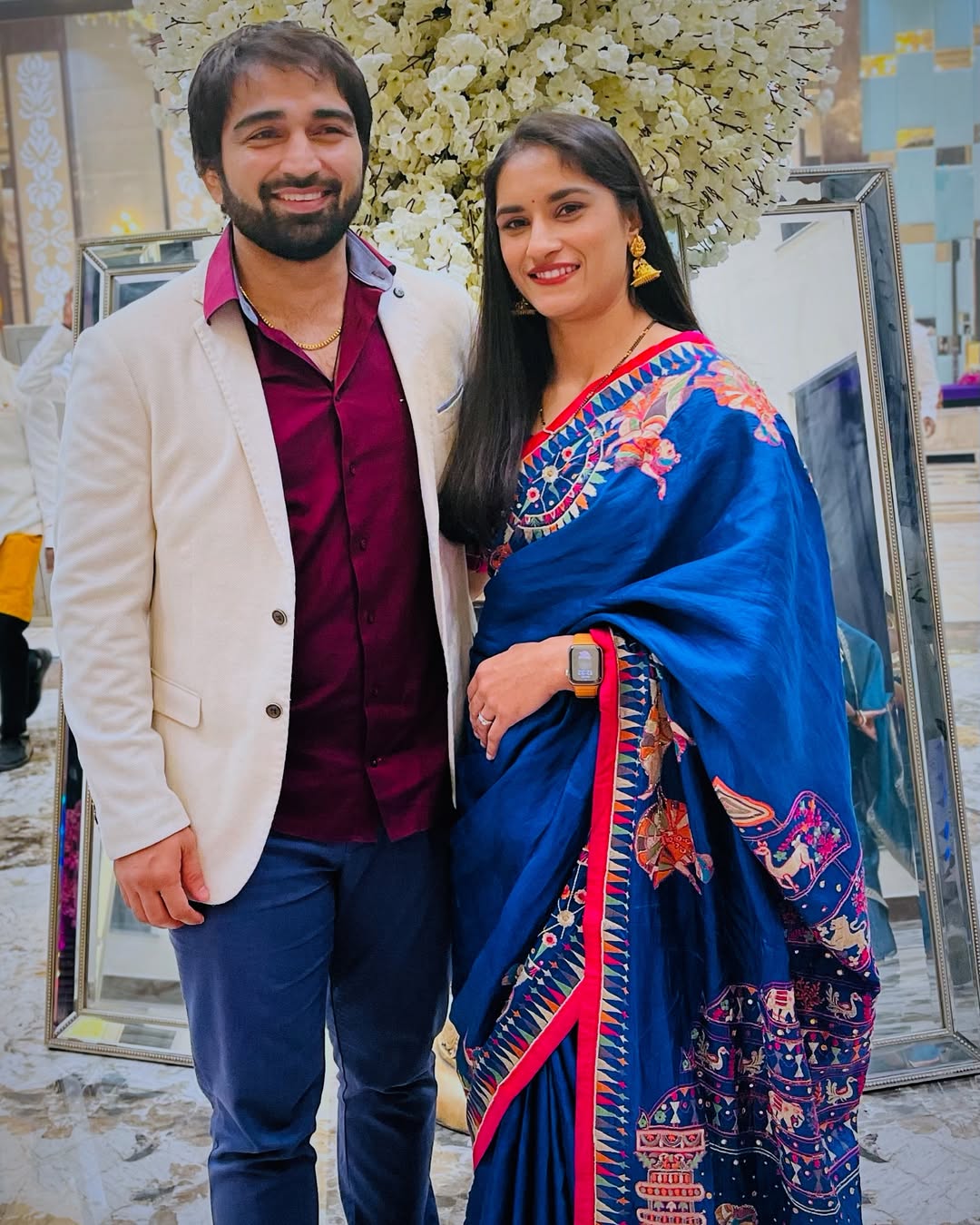 Vinesh Phogat and Somveer Rathi