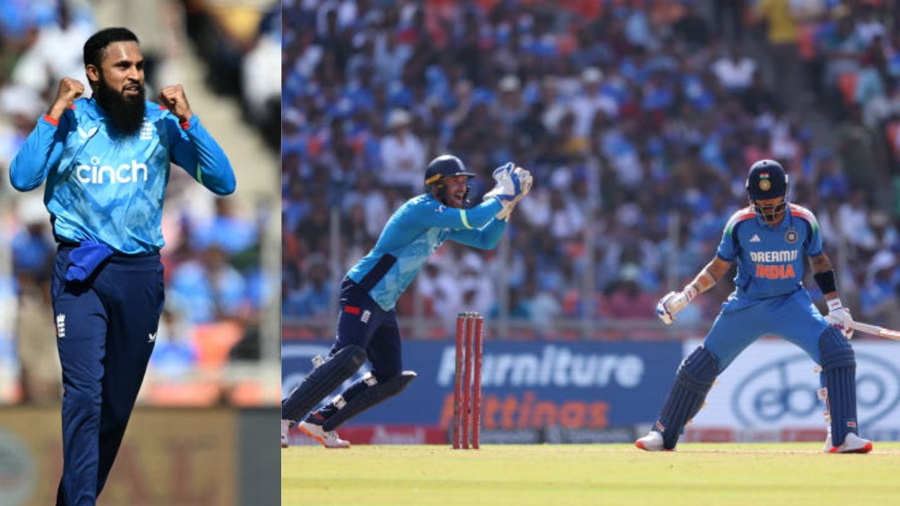IND vs ENG 3rd ODI Adil Rashid wreaked havoc against Indian batsmen took 4 huge wickets