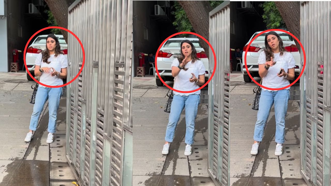 Rohit Sharma Wife Ritika Sajdeh get angry on a fan