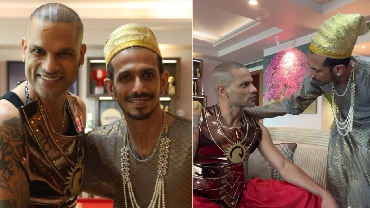 Shikhar Dhawan And Yuzvendra Chahal
