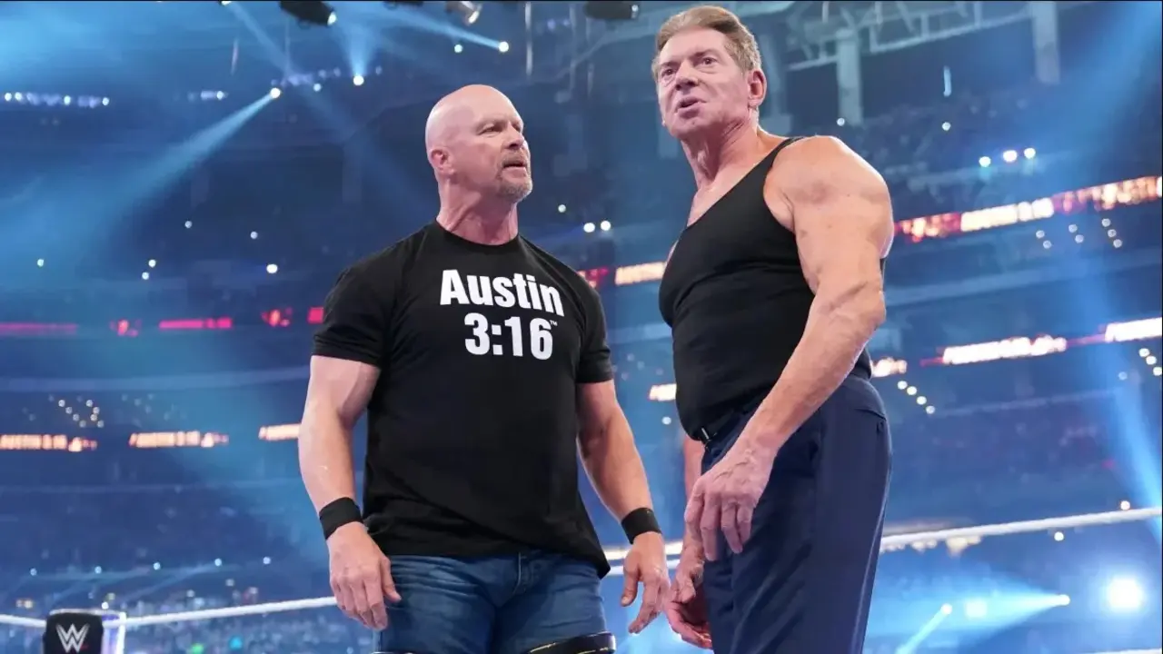Vince McMahon Steve Austin 1 