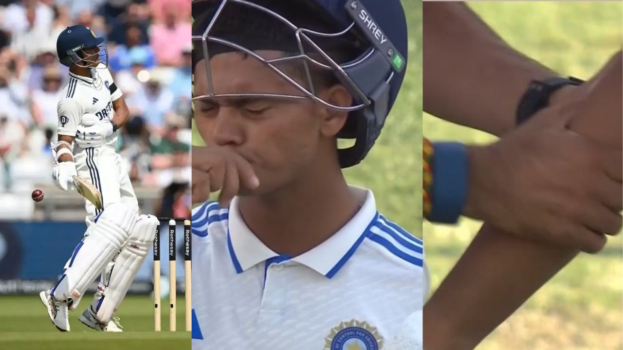 Yashasvi Jaiswal suffered from hand cramp before scoring Century