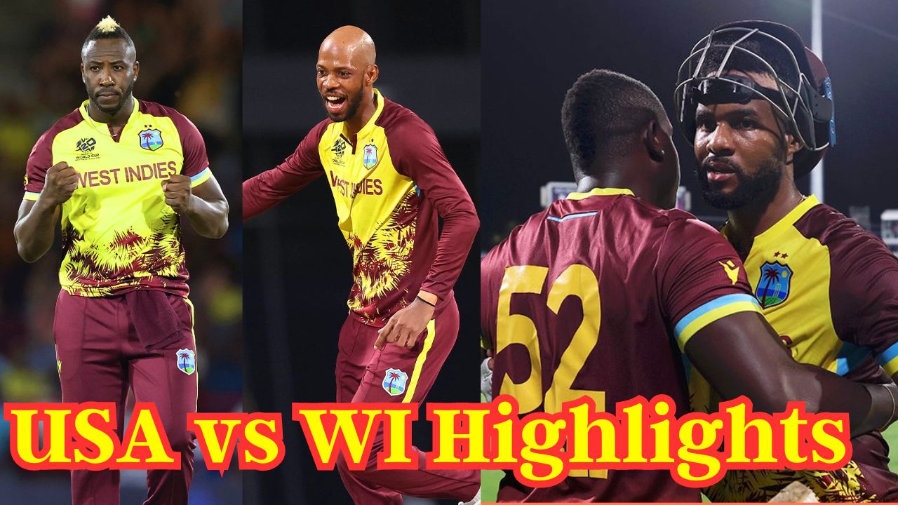 USA vs WI Match Highlights T20 World Cup 2024 United States vs West Indies
