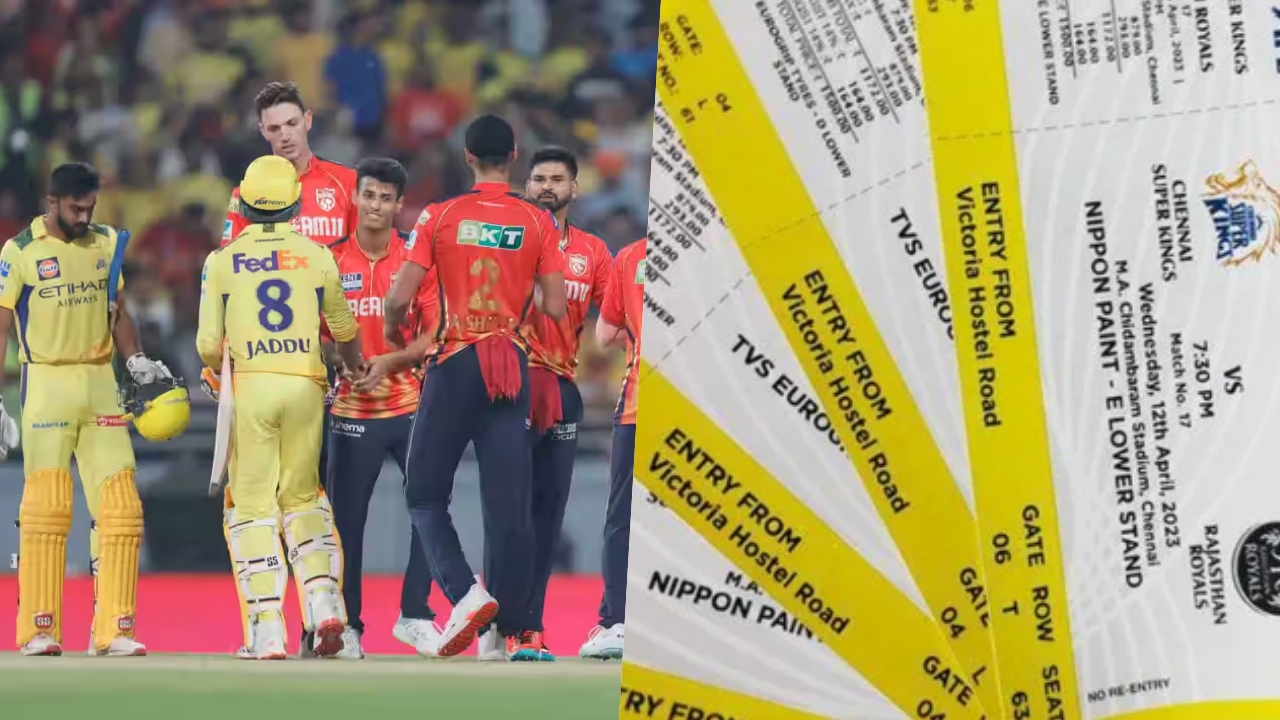 Csk Vs Pbks Match Tickets