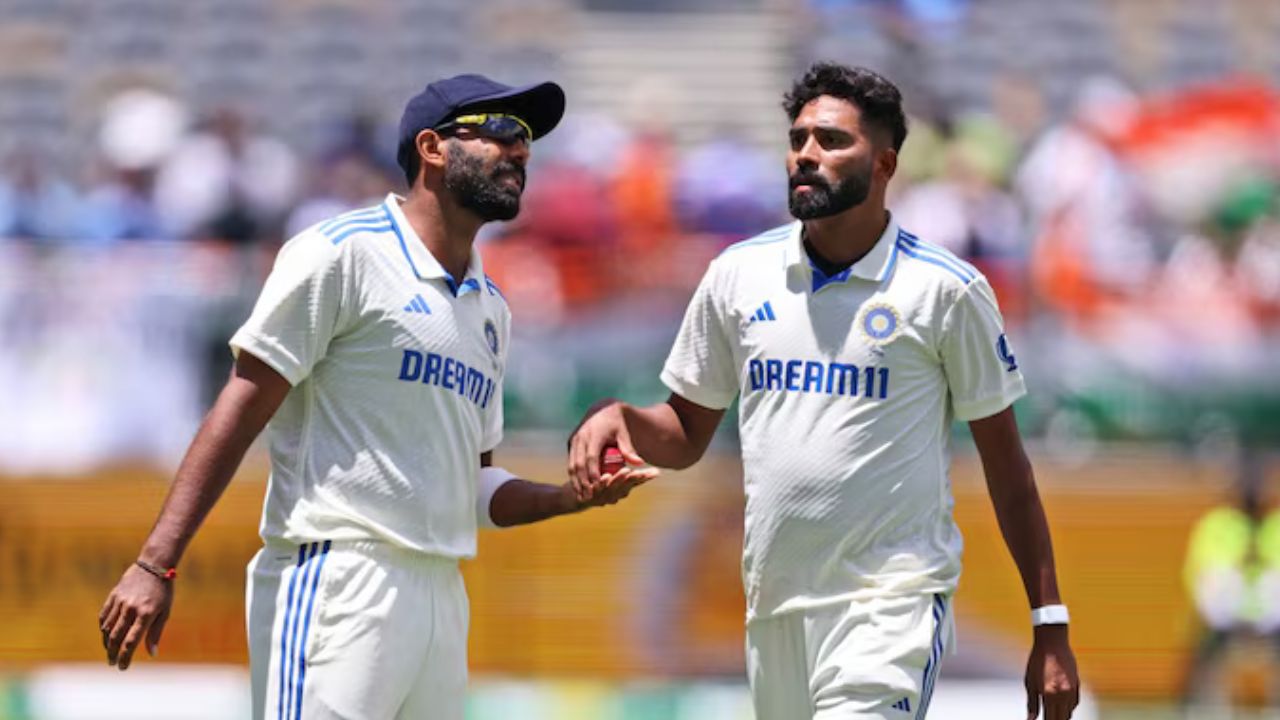 Jasprit Bumrah and Mohammed Siraj