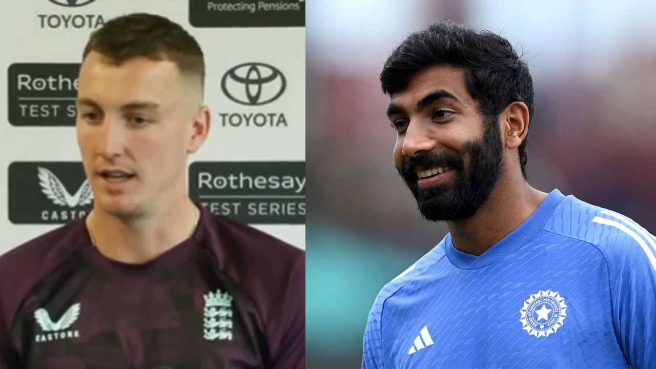 harry brook and Jasprit Bumrah