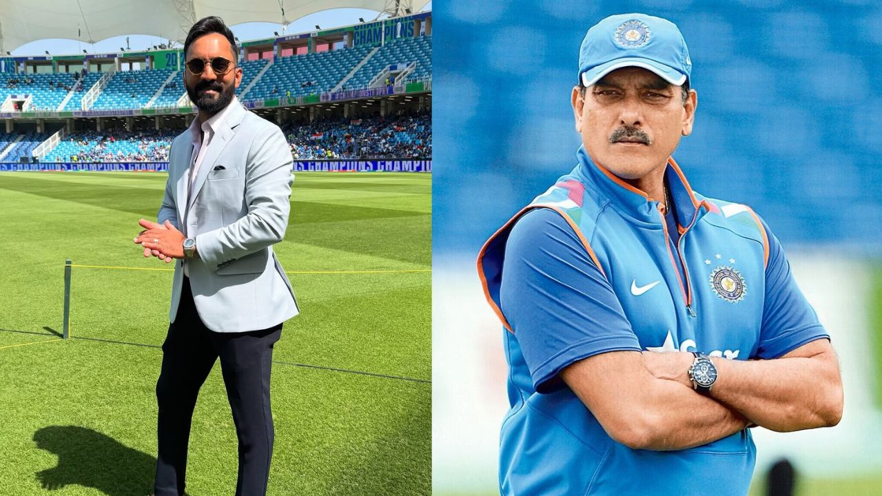 Dinesh Karthik and Ravi Shastri