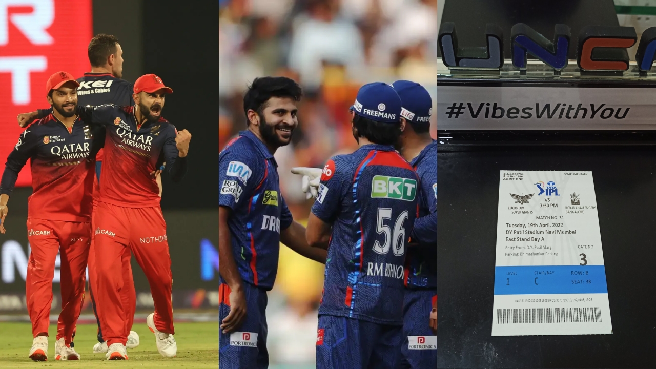 Lsg Vs Rcb Match Tickets