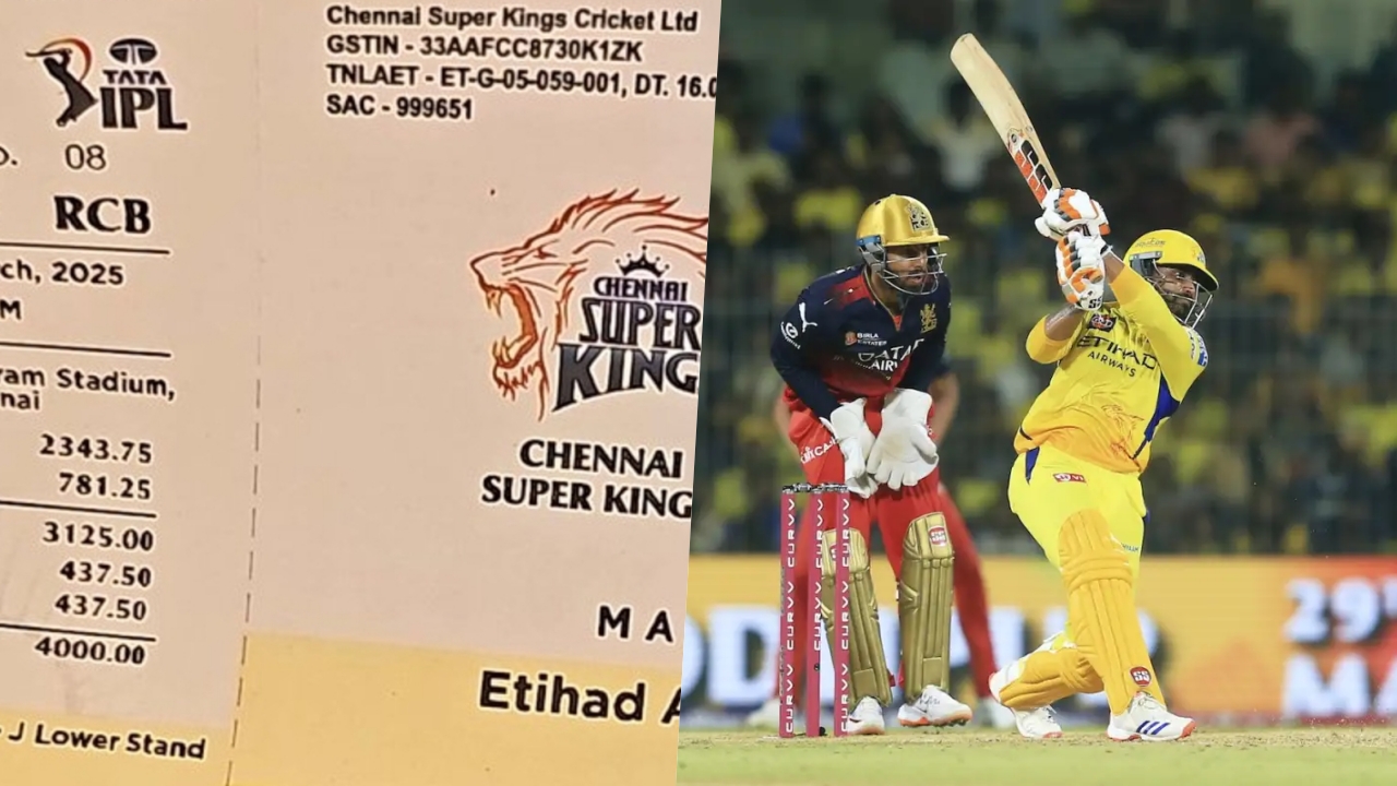 Rcb Vs Csk Match Tickets