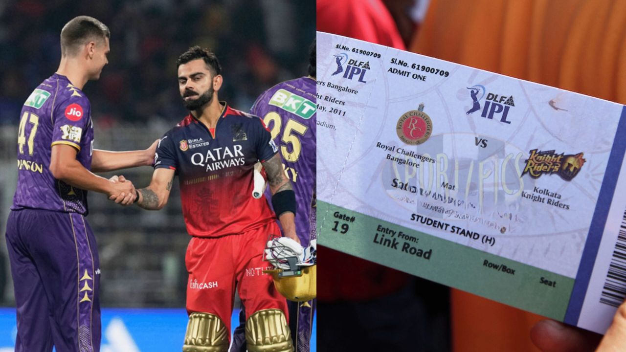 RCB vs KKR Ticket