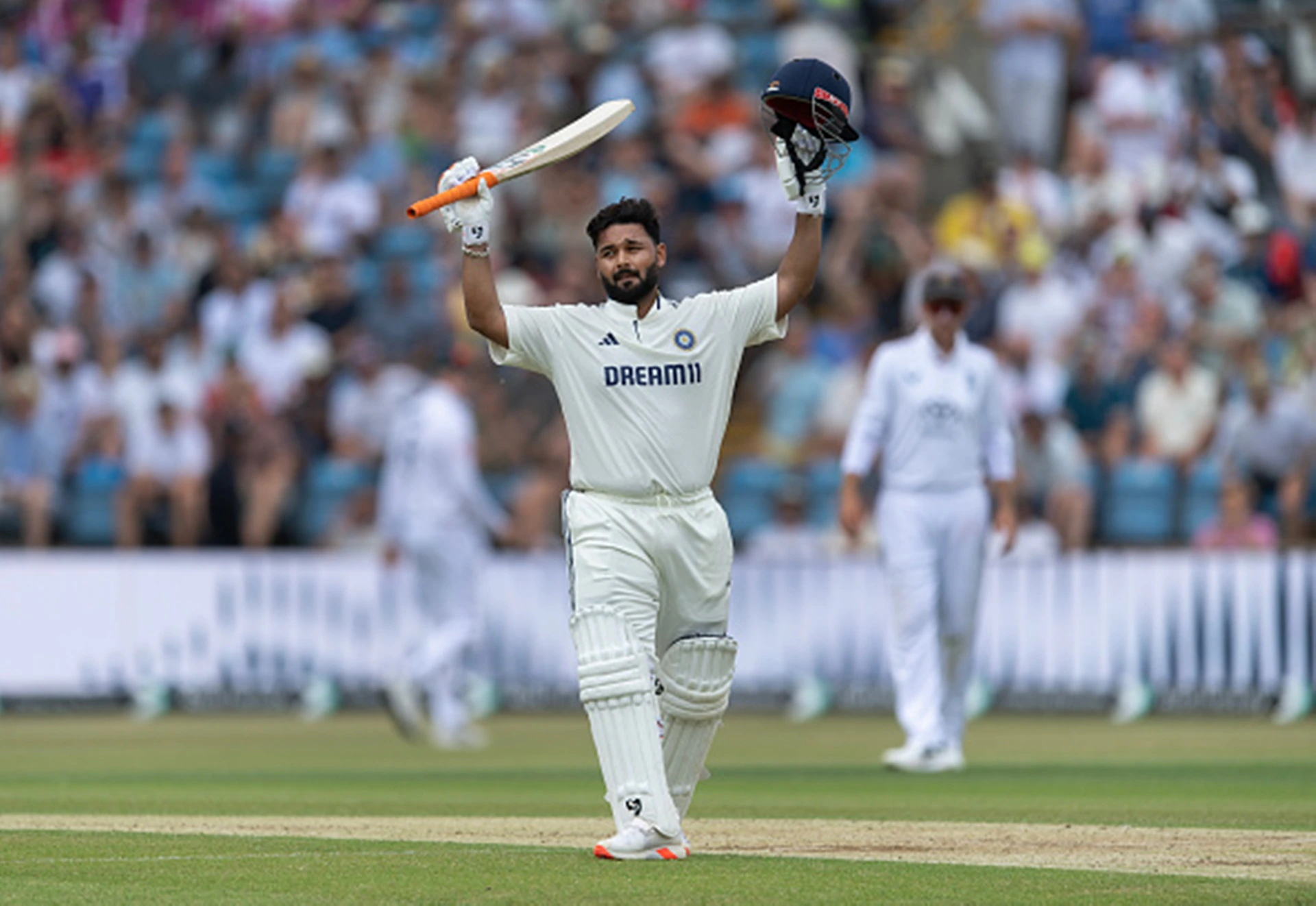 Rishabh Pant Century Celebration