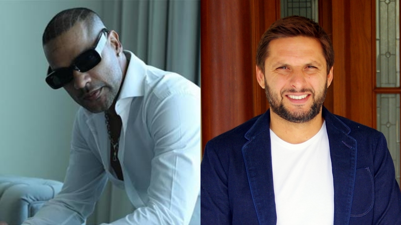 Shahid Afridi Shikhar Dhawan