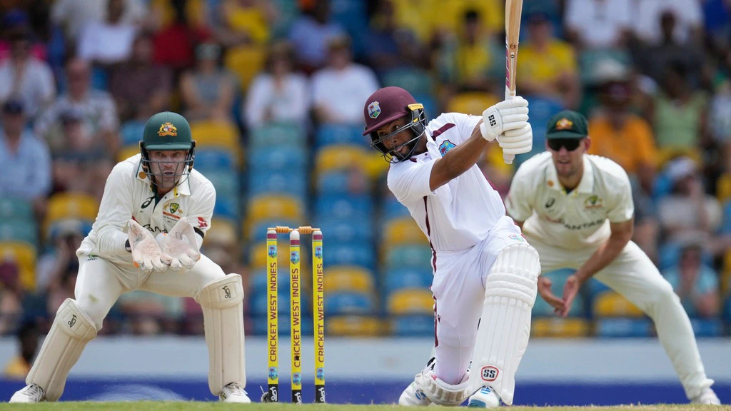 Aus vs Wi test Aus vs Wi test