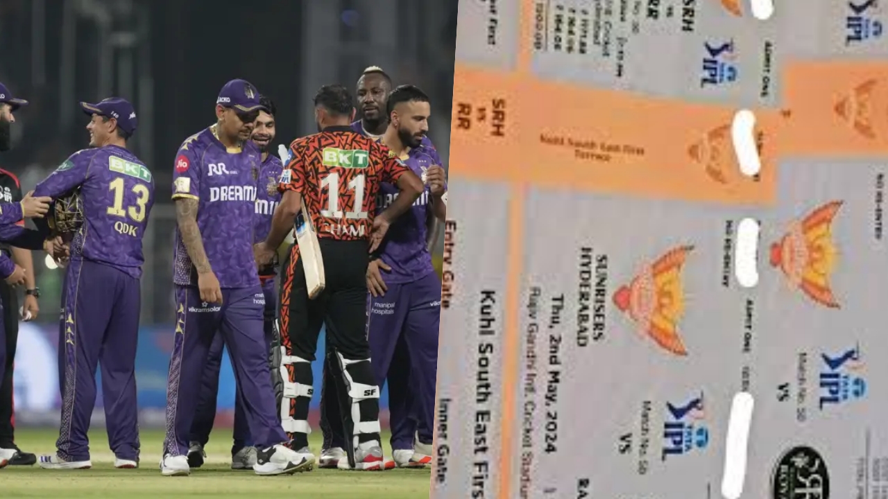 Srh Vs Kkr Match Tickets