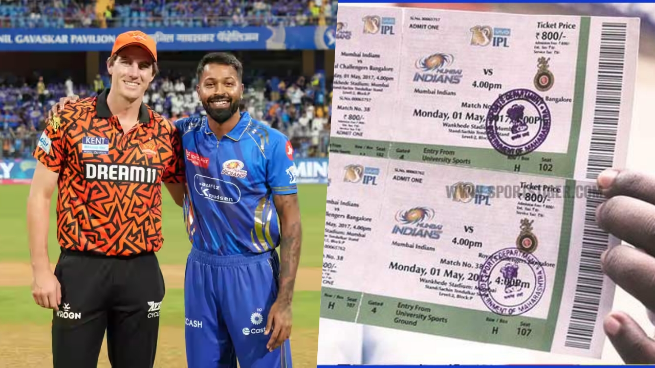 Srh Vs Mi Match Tickets
