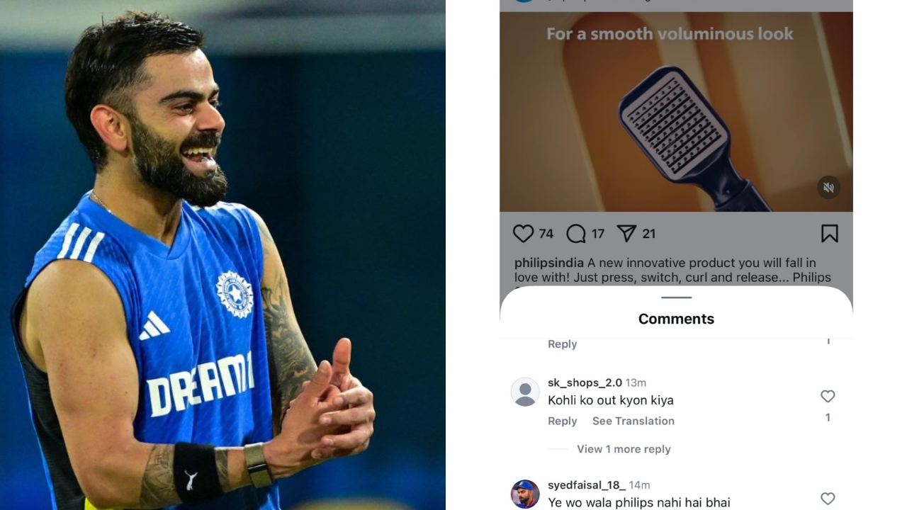 Virat Kohli Trolled Wrong Phillips After Glenn Phillips Catch Video Viral During Ind Vs Nz Champions Trophy 2025