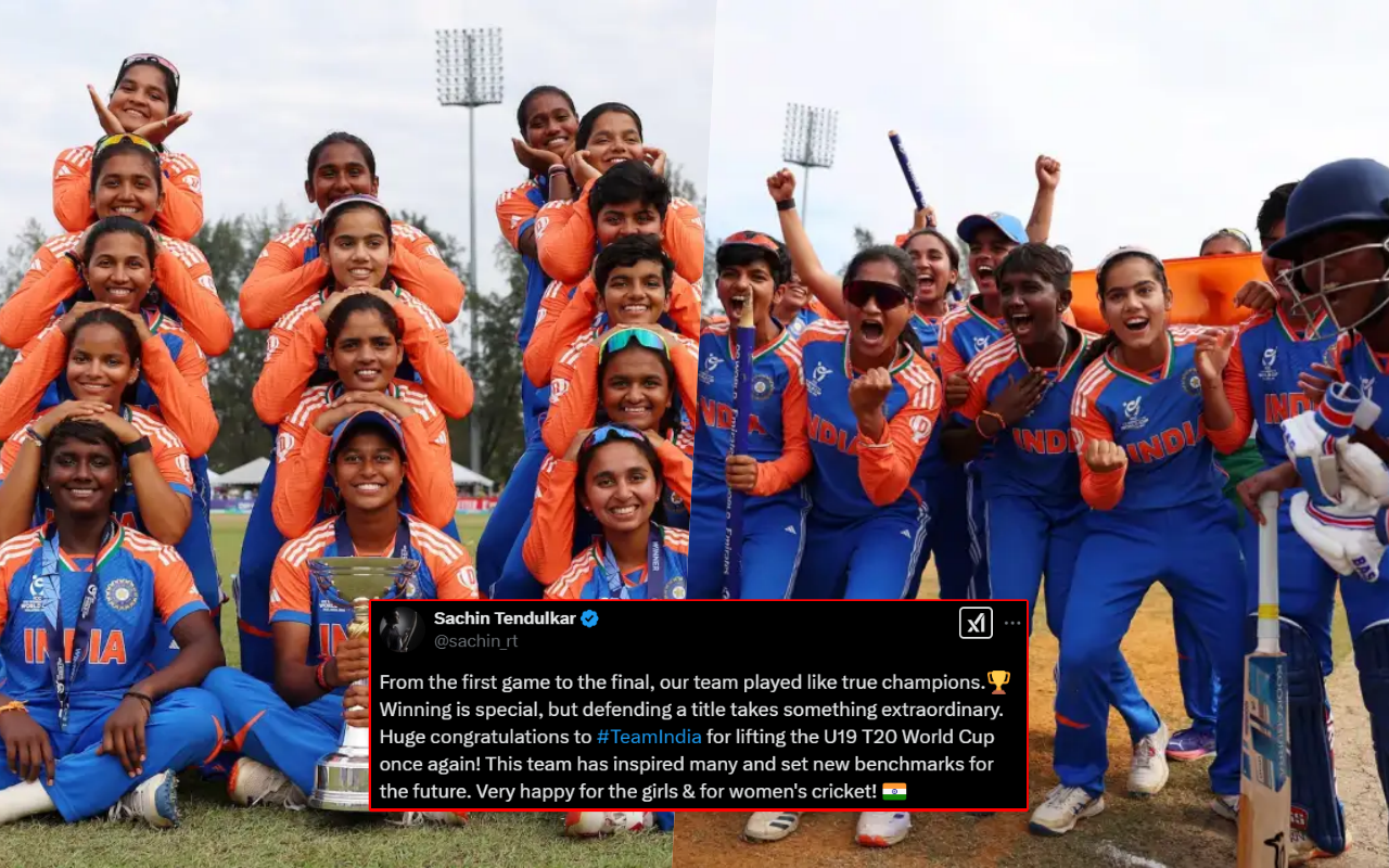 Sachin Tendulkar reacts to U19 T20WC Win