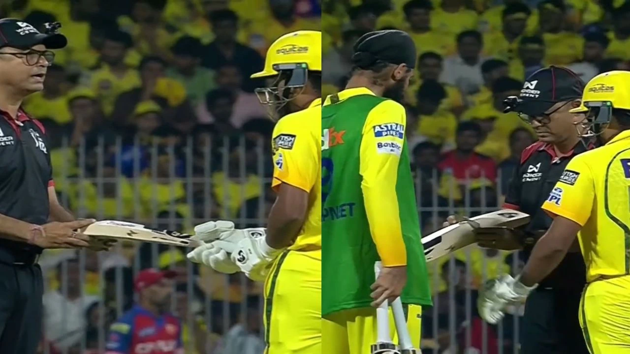 CSK vs PBKS: Ayush Mhatre Bat Check Controversy at Chepauk