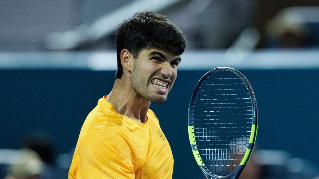 Carlos Alcaraz's shocking mid-match outburst during Miami Open 2026