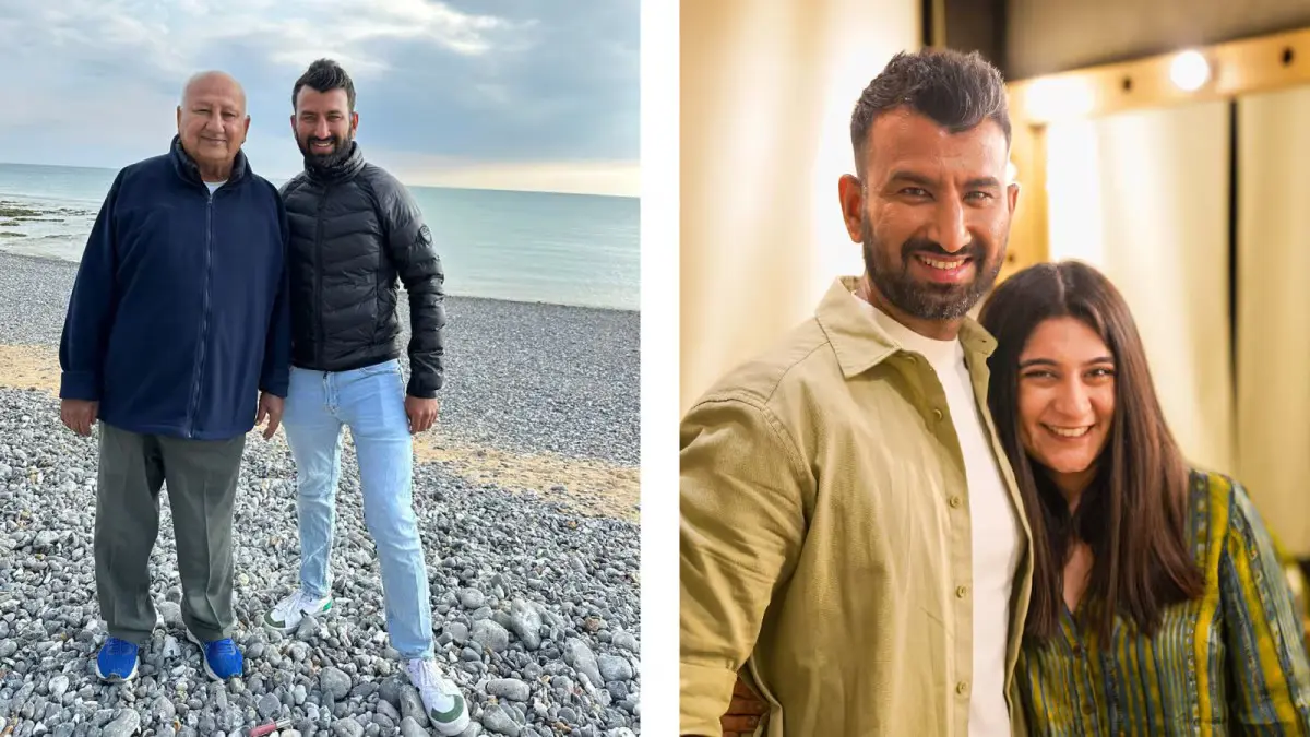 Cheteshwar Pujara Family 