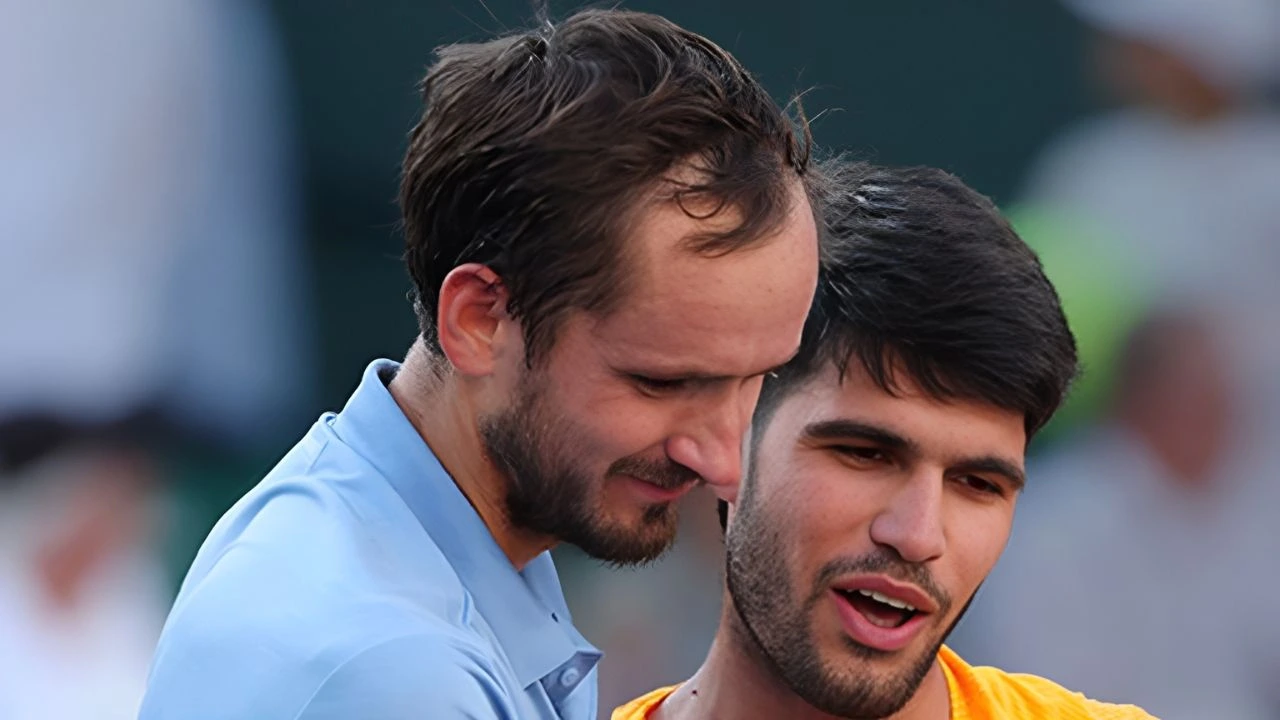 Daniil Medvedev reached the Indian Wells Masters finals win over Carlos Alcaraz