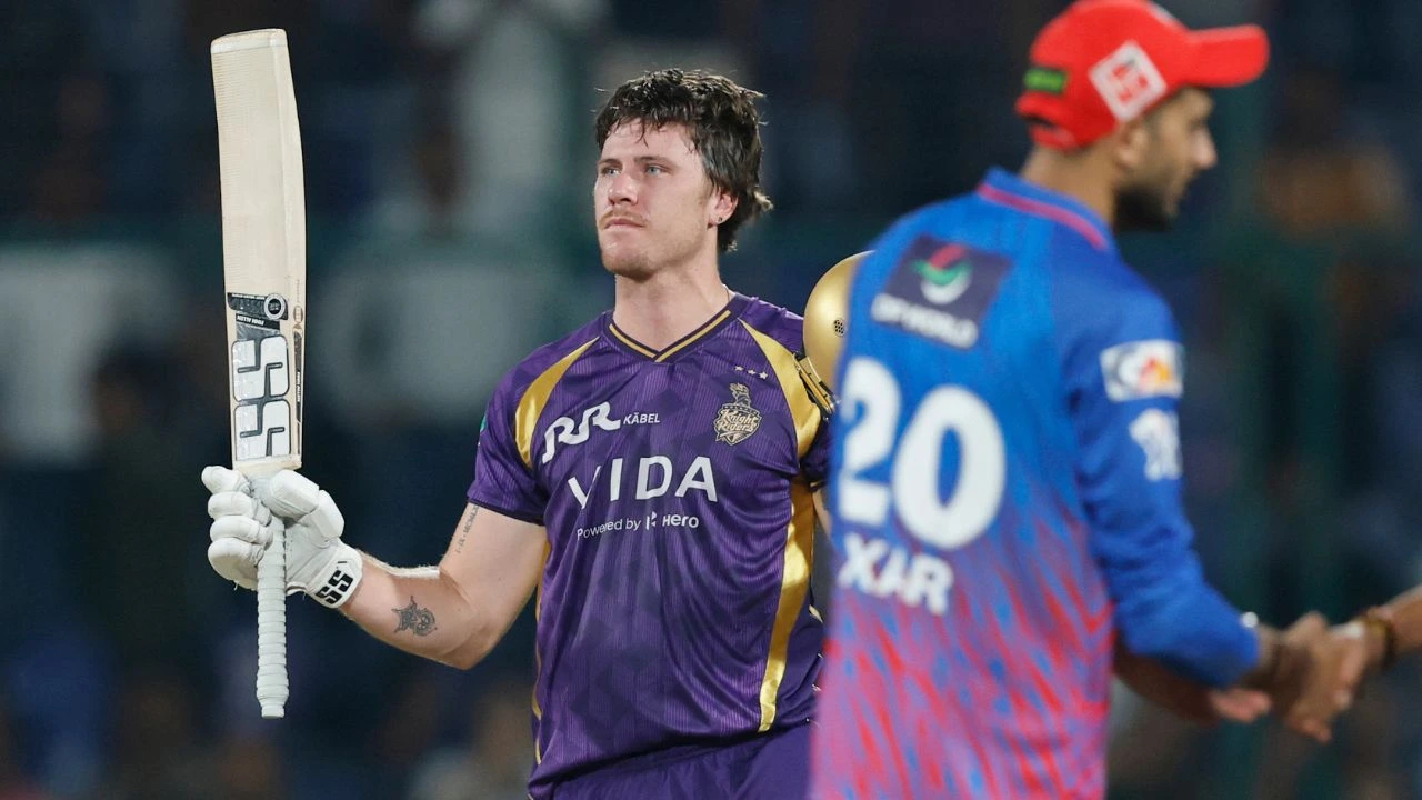 Finn Allen's first IPL century powers KKR to 4th consecutive win as DC's playoff hopes are effectively over
