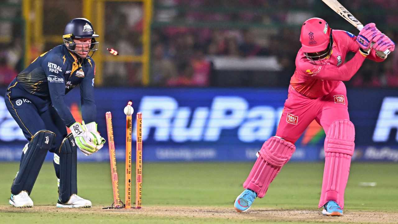 GT crush RR by 77 runs