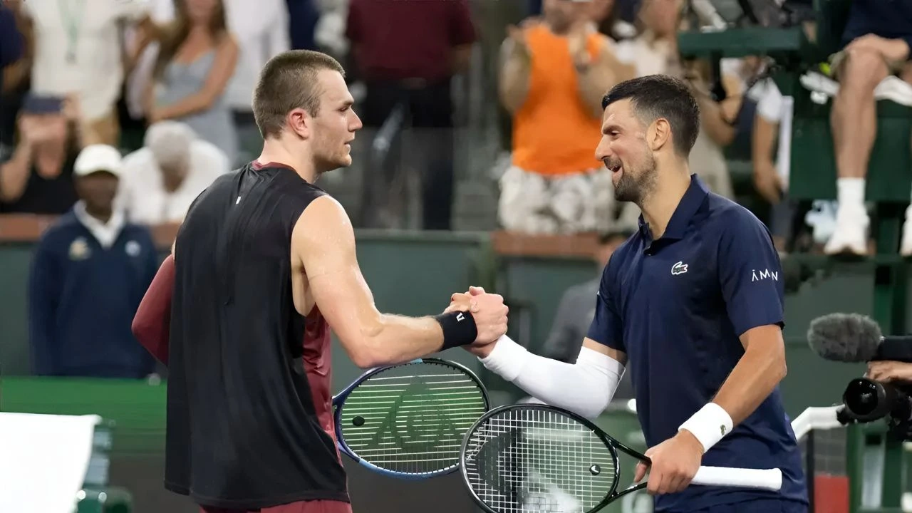 Novak Djokovic was chasing his first Indian Wells title since 2016