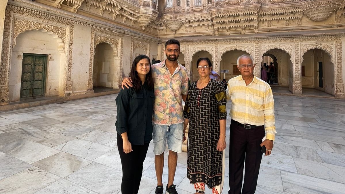 Jaydev Unadkat Family