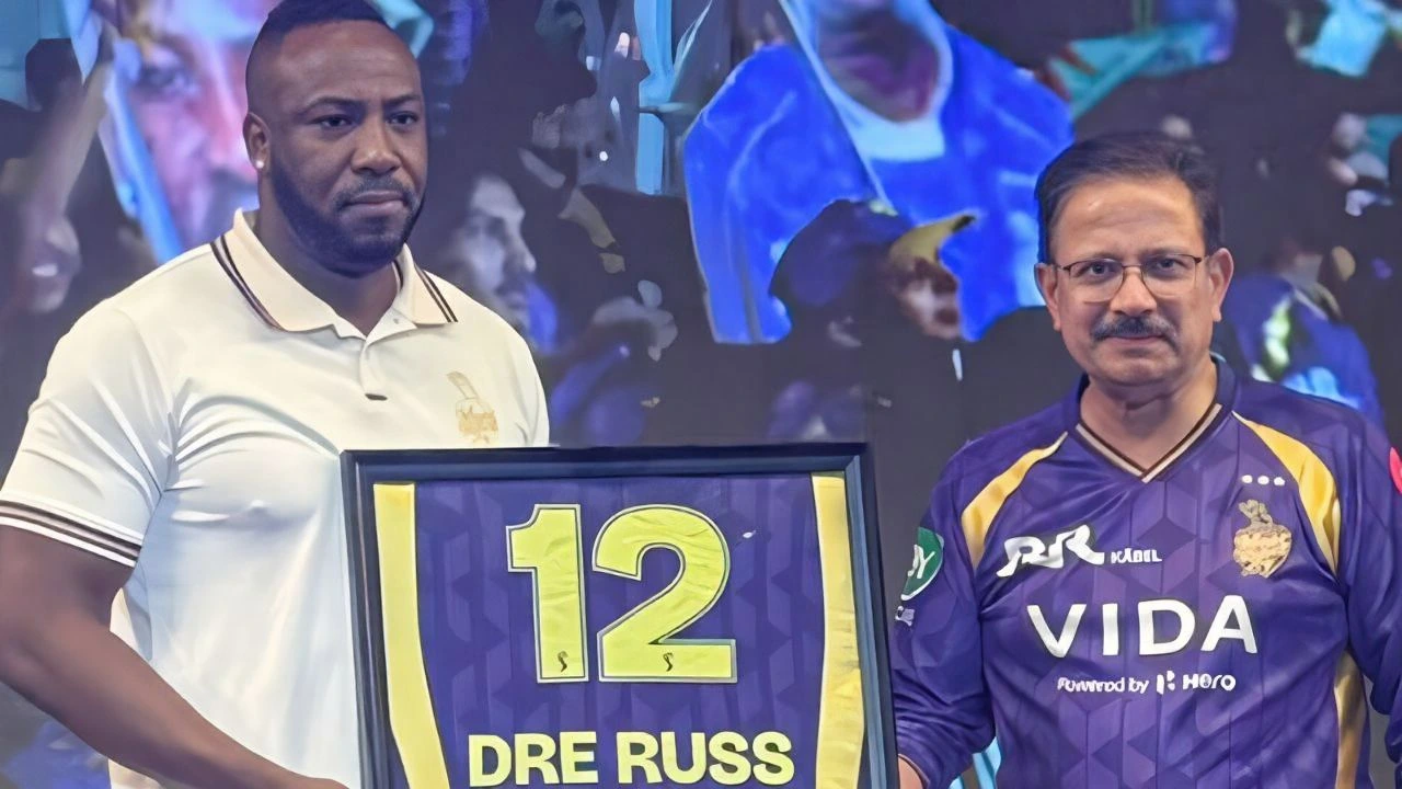 KKR legend Andre Russell just received something no IPL player in the history of the league had