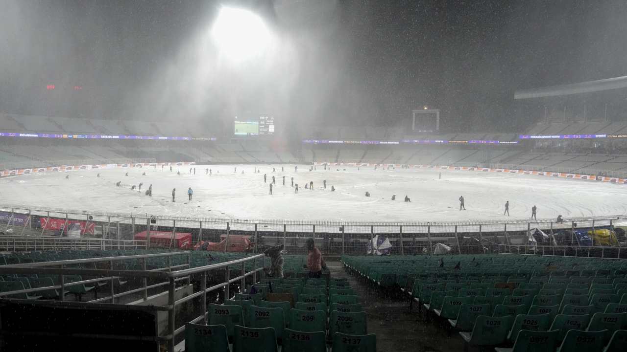 KKR vs PBKS clash washed out due to rain