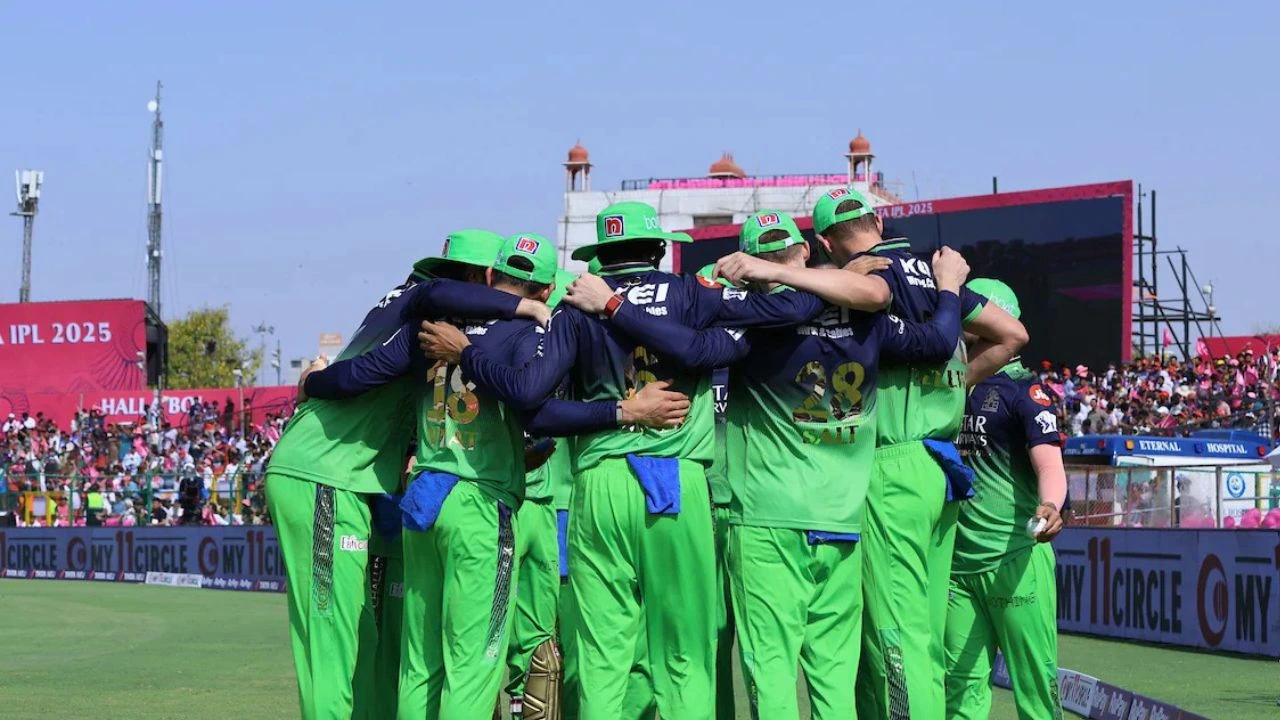 Record of RCB in green jersey