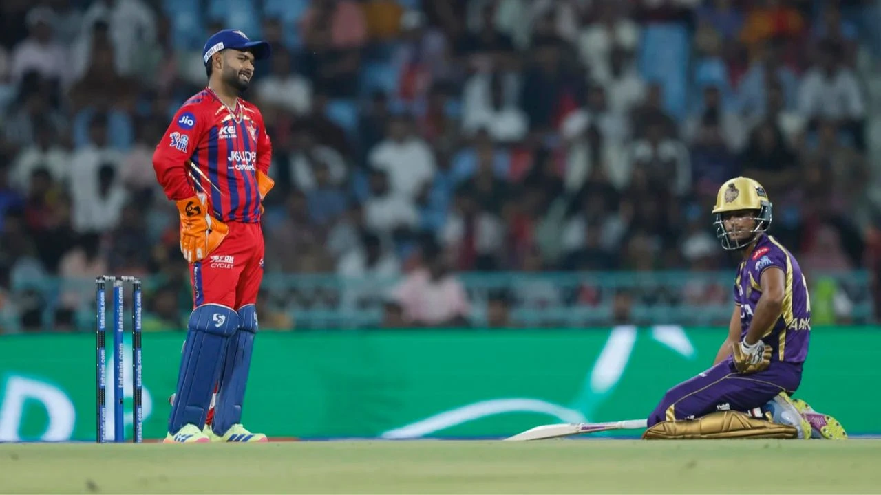 IPL 2026: Angkrish Raghuvanshi Given Out Obstructing the Field