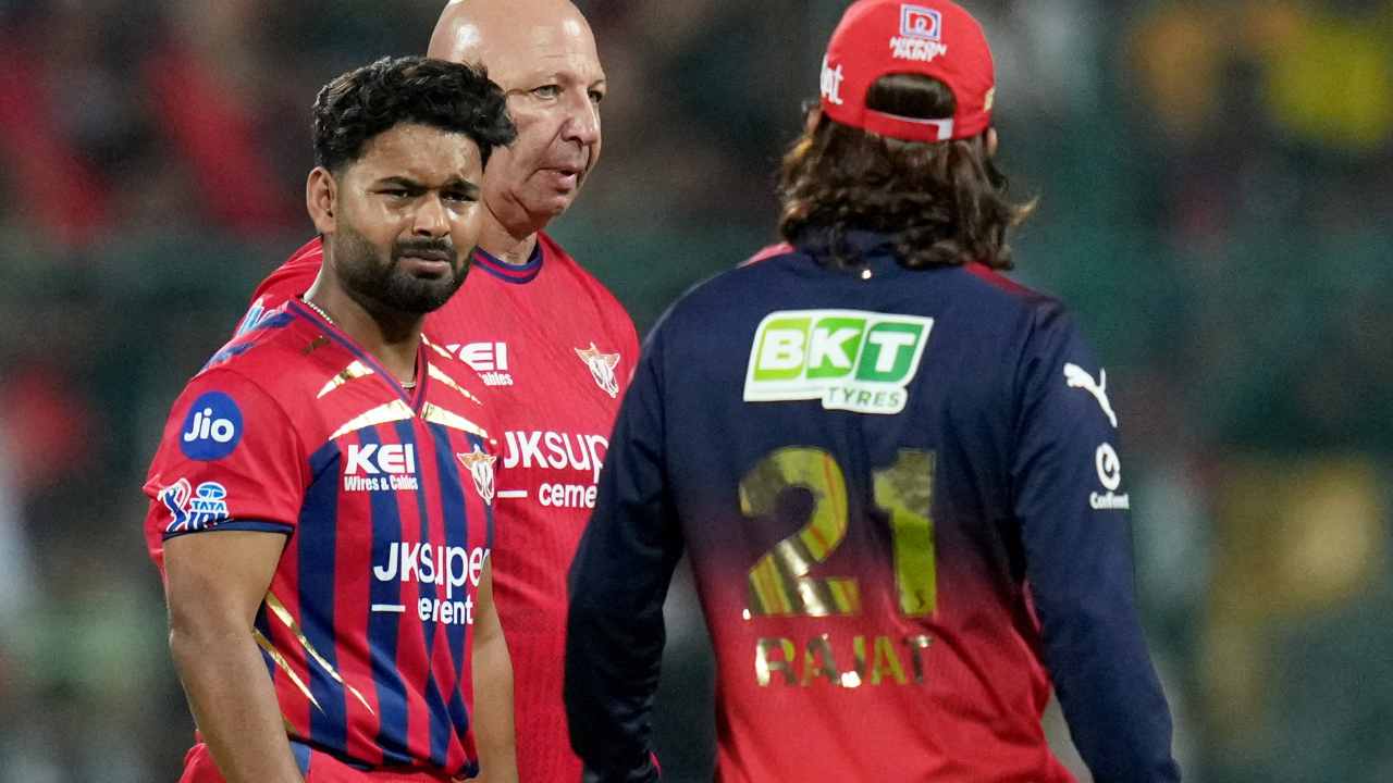 Rishabh Pant walks off injured during LSG vs RCB clash