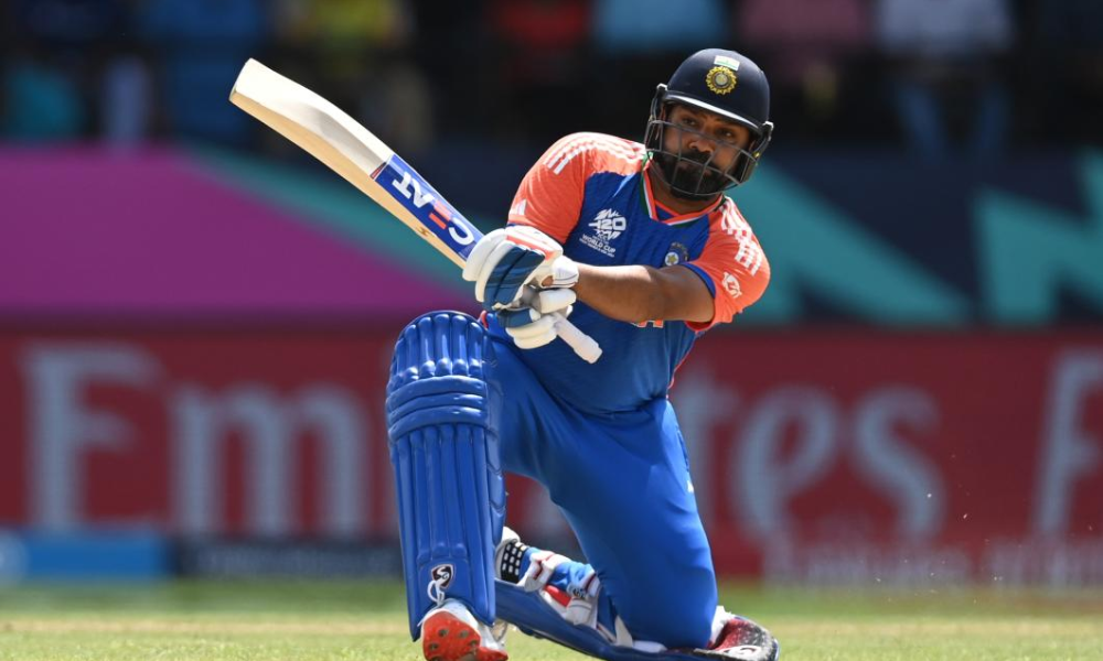 Rohit Sharma scored 92 runs 