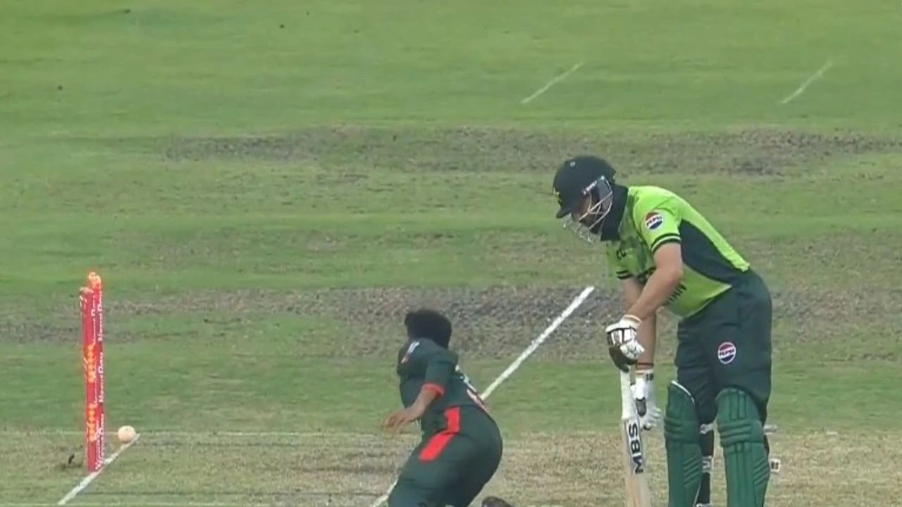 Salman Ali Agha's helmet throw after his controversial run out