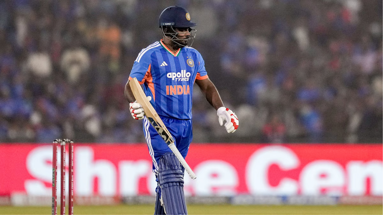 Sanju Samson Gets Out For A Golden Duck