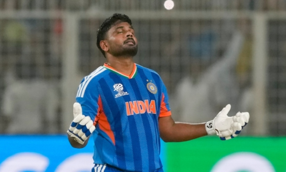 Sanju Samson scored 97 runs against West Indies