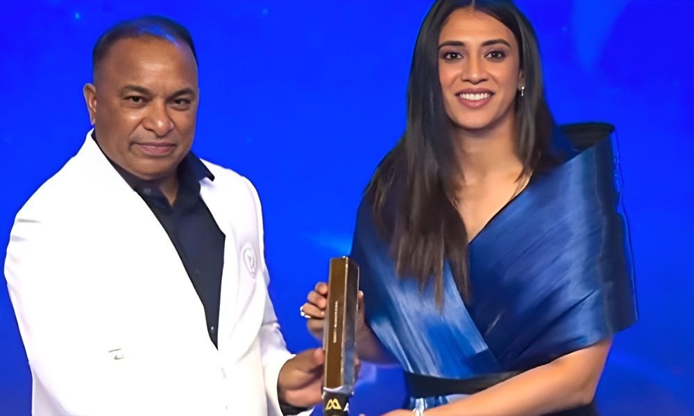 Smriti Mandhana won her fifth Best International Cricketer award for women (Image Source: X/StarSportsIndia) Smriti Mandhana has matched Virat Kohli's record