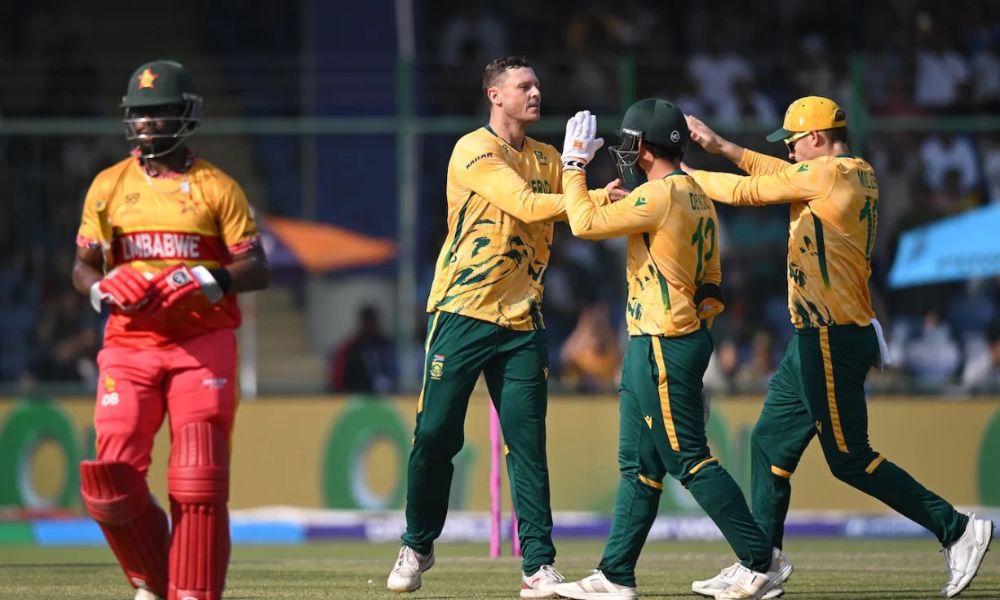 South Africa registered a win over Zimbabwe in Match 7