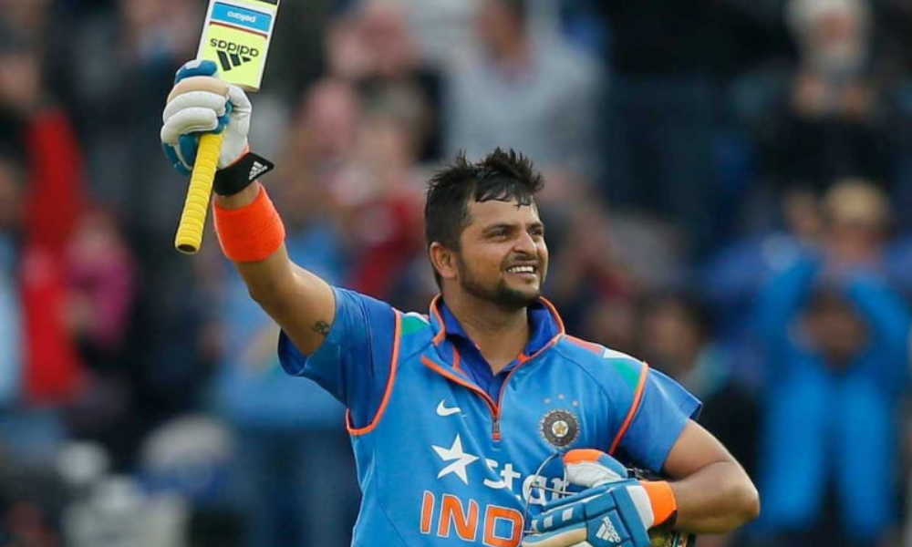 Suresh Raina scored 101 runs against South Africa